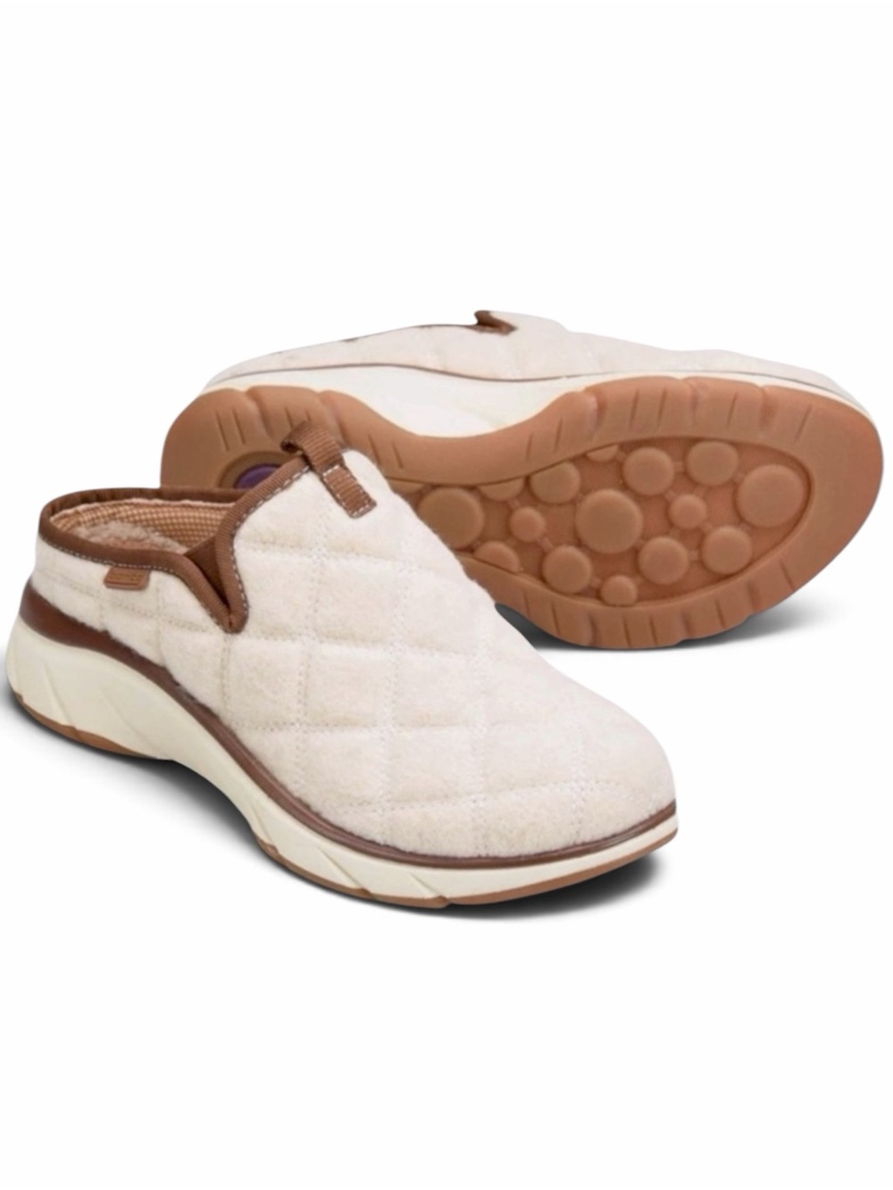 Bionica Akina Wool Quilted Mule Slip On Arch Support Clog Size 9